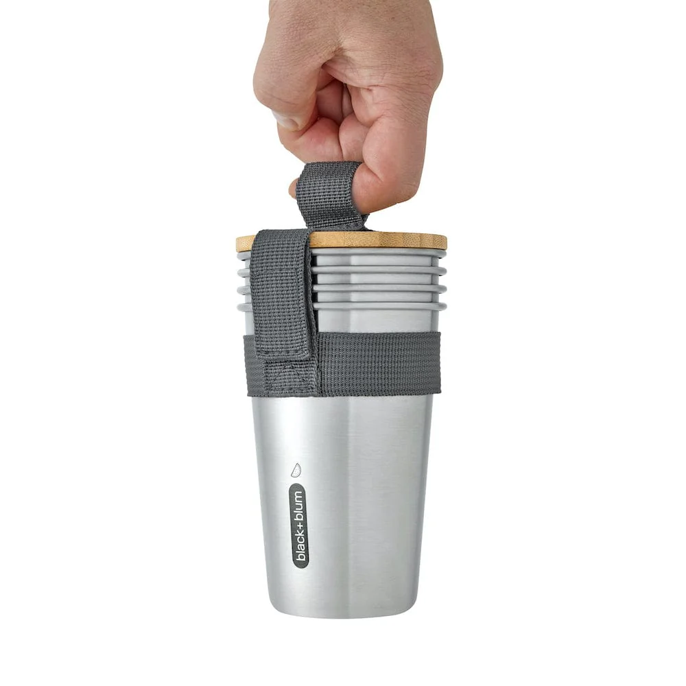 black+blum Stainless Steel Cup Set with Bottle Opener - Image 4