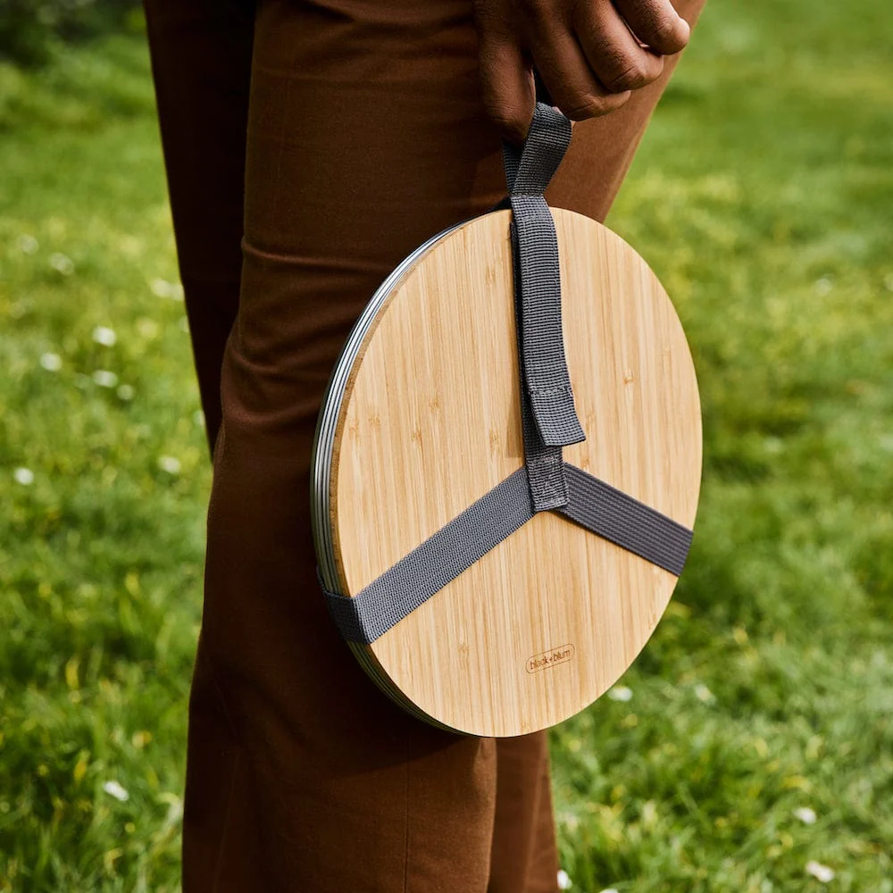 black+blum Stainless Steel Plate Set with Bamboo Board - Image 6