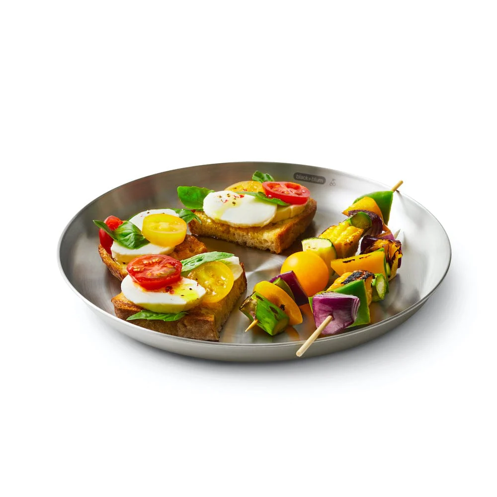 black+blum Stainless Steel Plate Set with Bamboo Board - Image 8