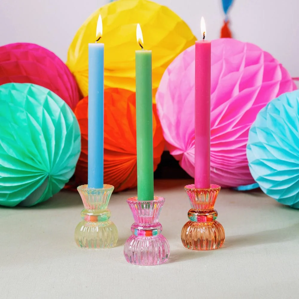 Boho Glass 2-Way Candle Holder - Image 2