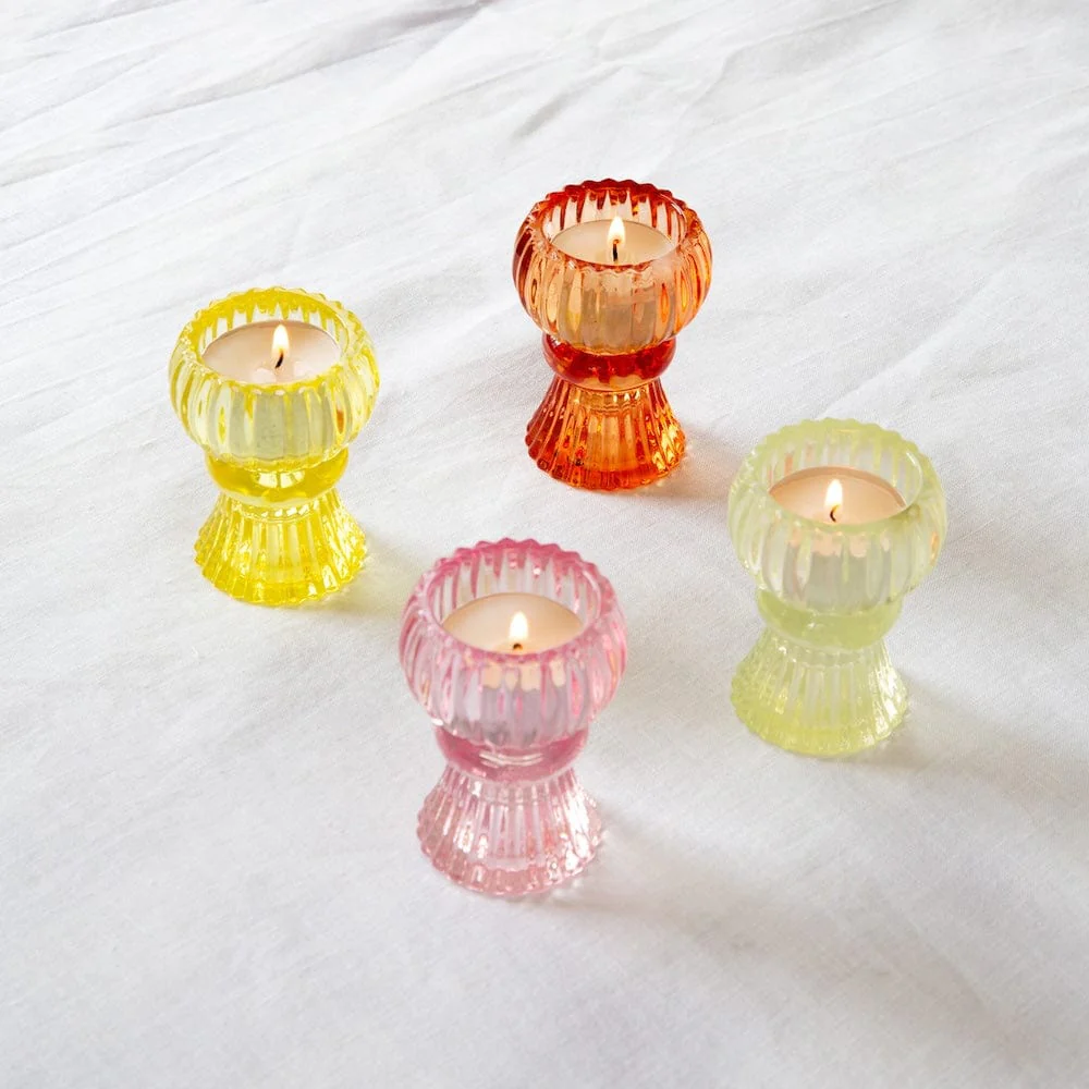 Boho Glass 2-Way Candle Holder - Image 3