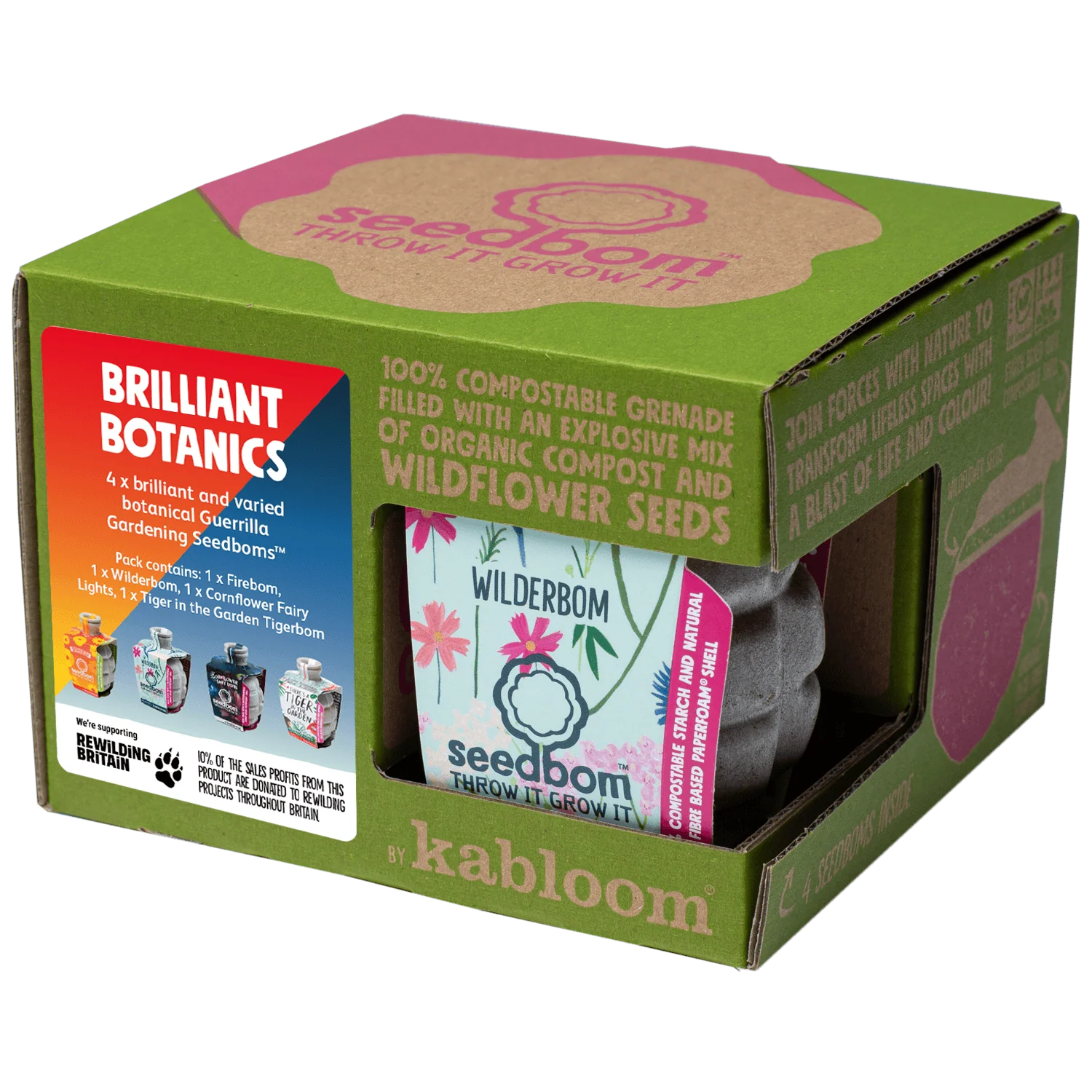 Brilliant Botanics Seedbom Gift Box