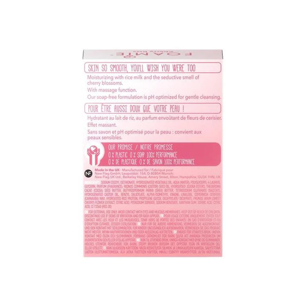 Cherry Blossom & Rice Milk Body Bar by FOAMIE - Image 4