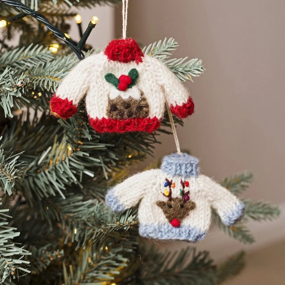 Christmas Jumper Hanging Decoration by Amica - Image 4