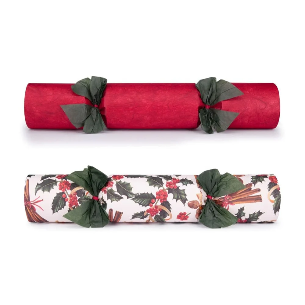 Cinnamon Rouge UK Handmade Luxury Christmas Crackers Box of 6 - Image 3
