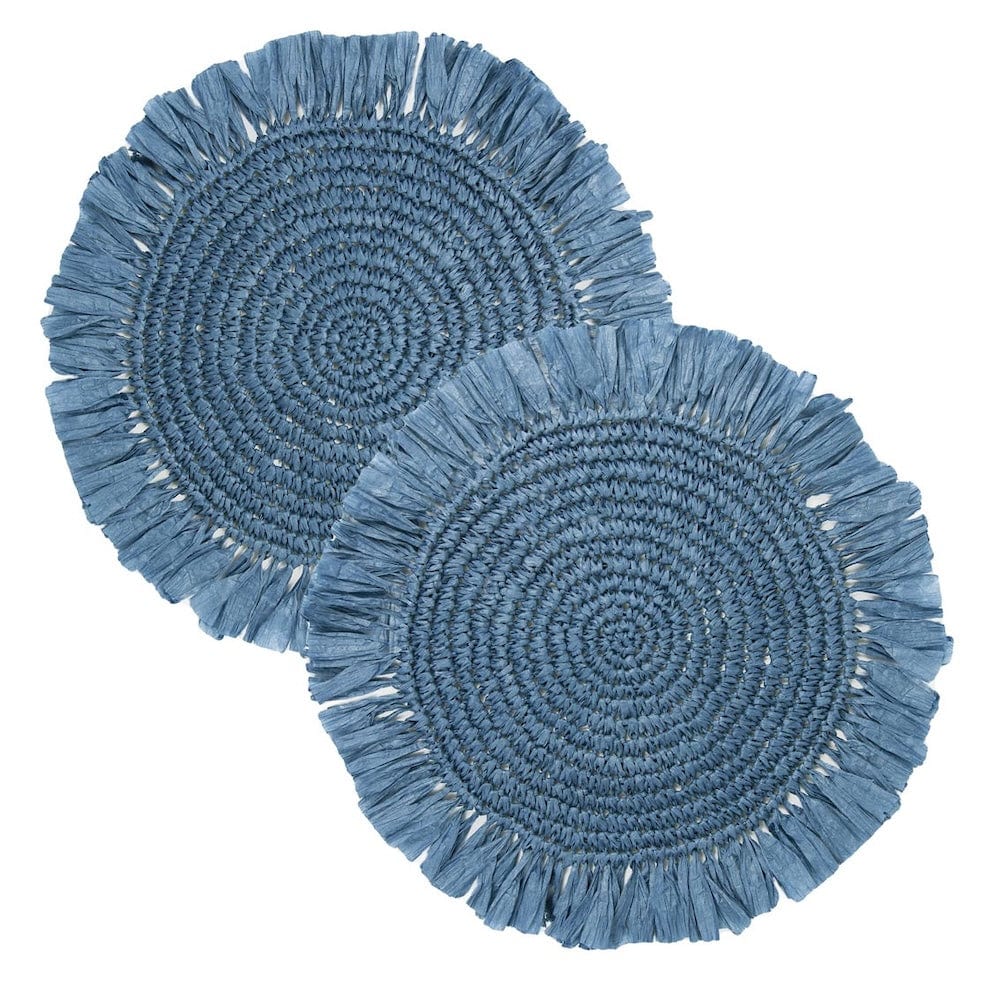 Colourful Raffia Placemats - Set of 2 - Image 12