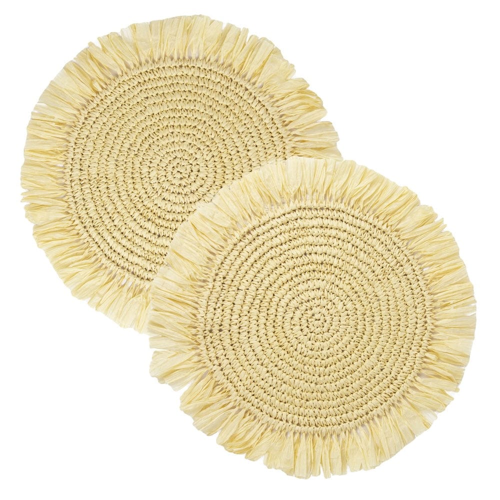 Colourful Raffia Placemats - Set of 2 - Image 15