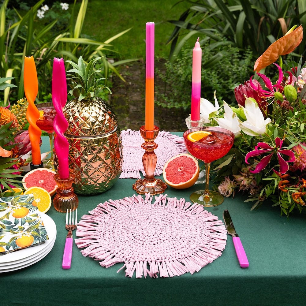 Colourful Raffia Placemats - Set of 2 - Image 9