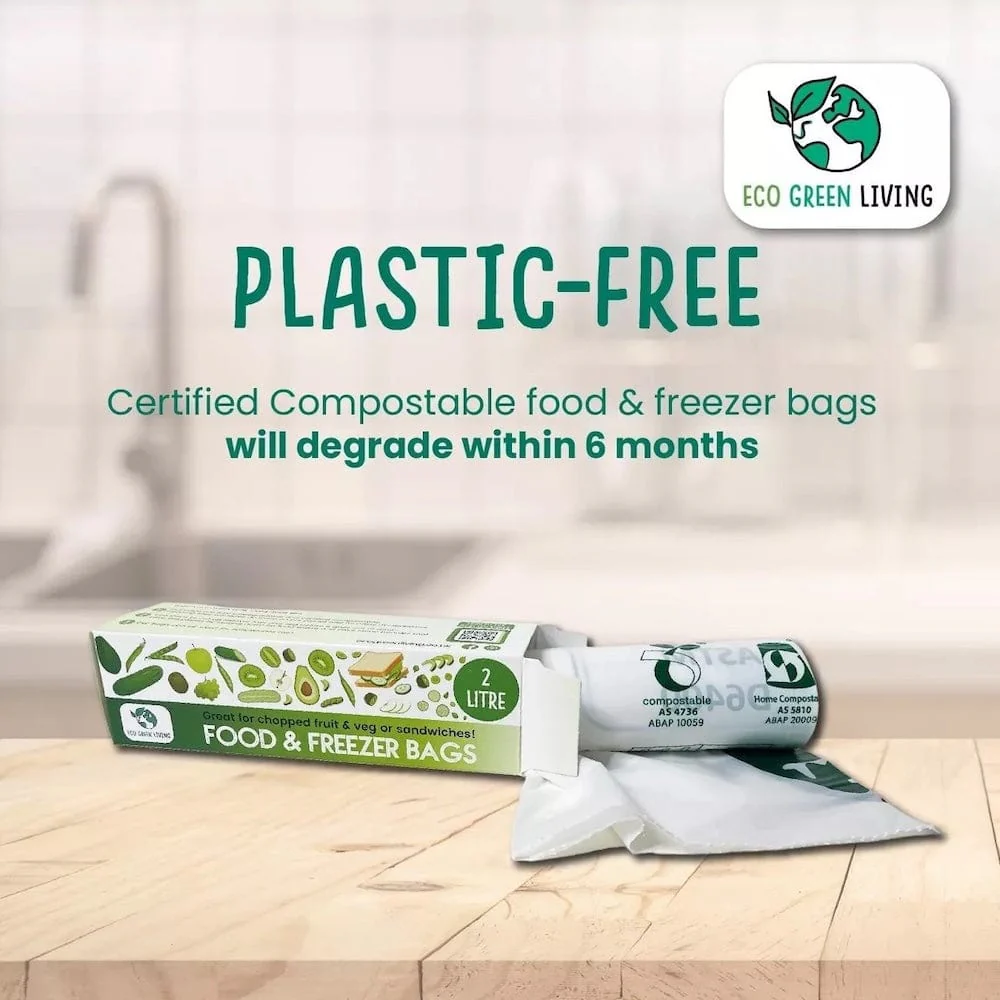 Compostable Food & Freezer Bags - 35 x 2 Litre - Image 3