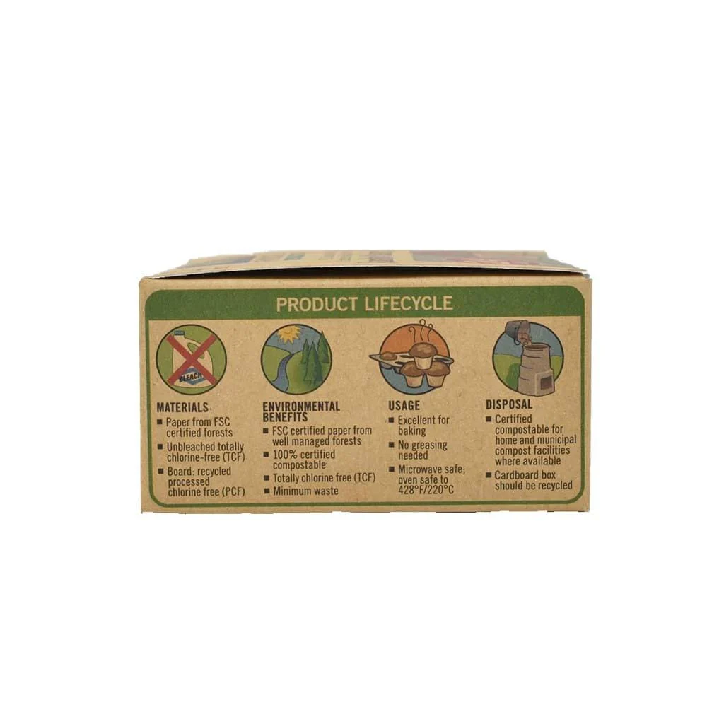 Compostable Unbleached Baking Cases - Jumbo - Image 3