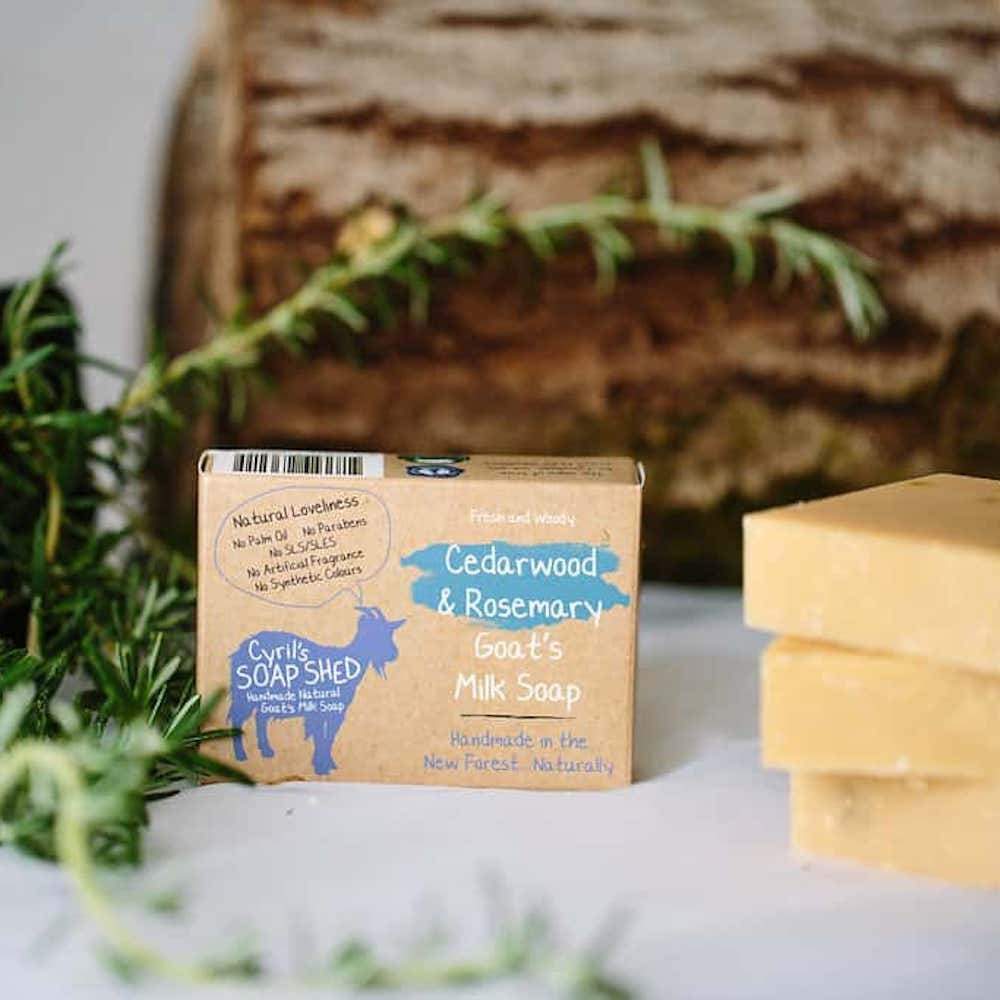 Cyril's Soap Shed Goat's Milk Soap - Cedarwood & Rosemary