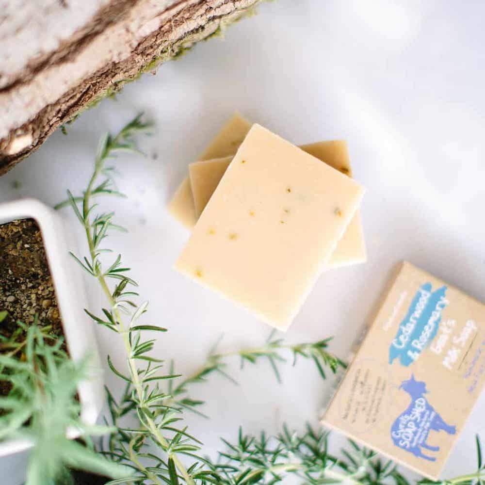 Cyril's Soap Shed Goat's Milk Soap - Cedarwood & Rosemary - Image 2