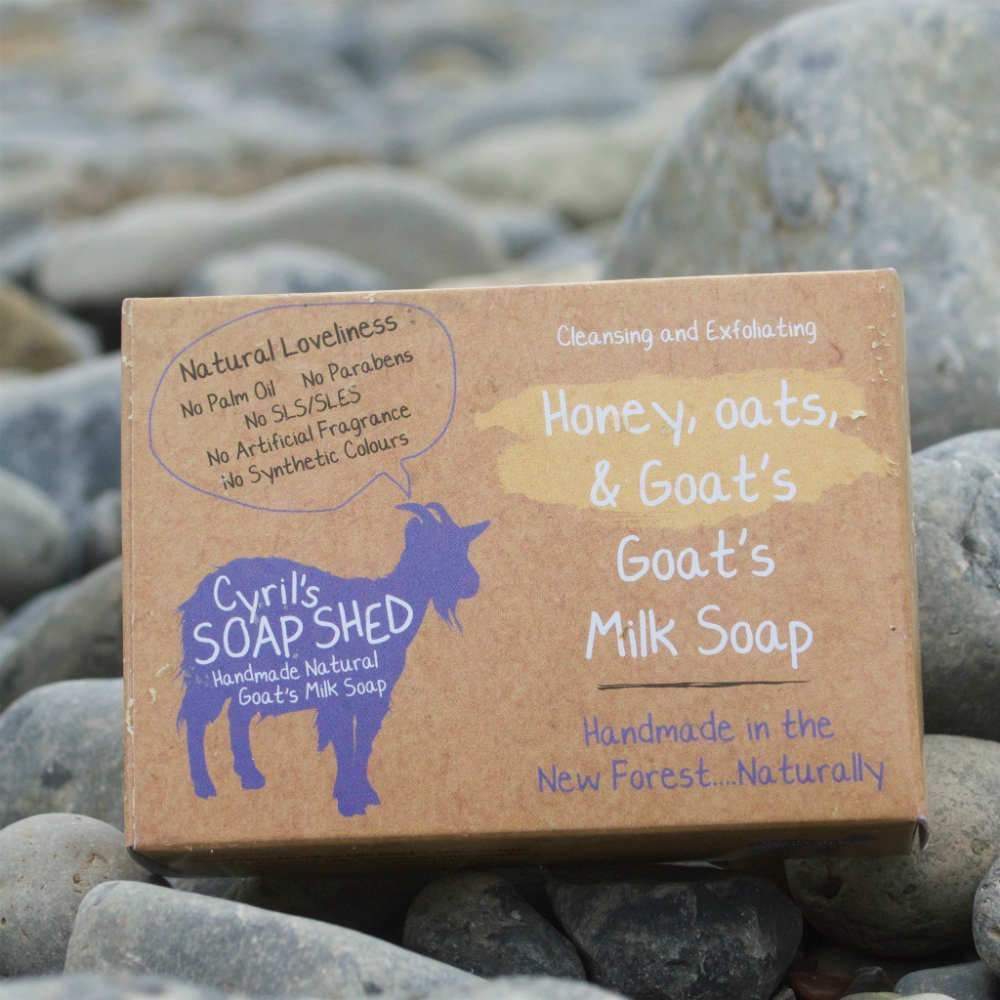Cyril's Soap Shed Goat's Milk Soap - Honey & Oats - Image 3