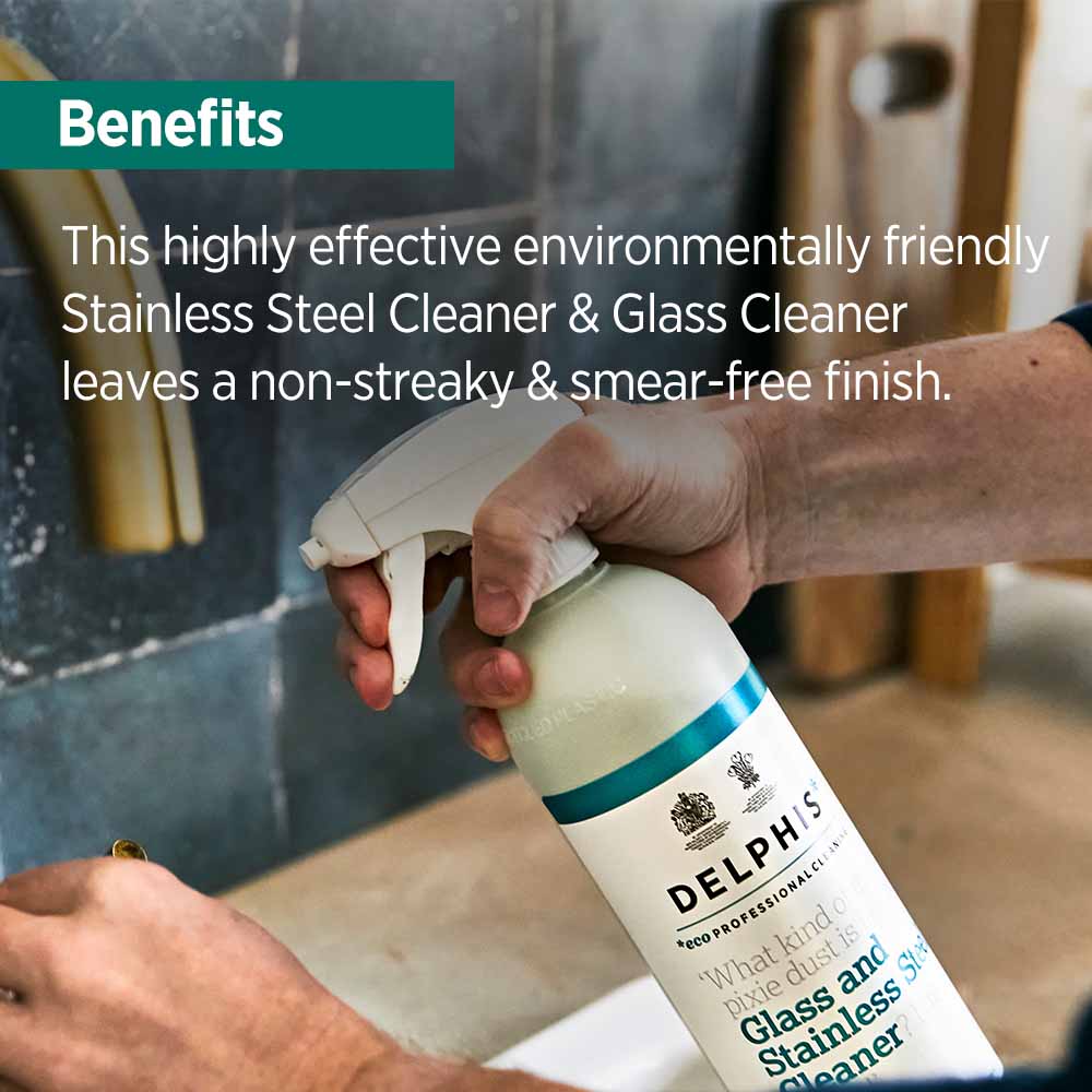 Delphis Eco Glass & Stainless Steel Cleaner - Image 2