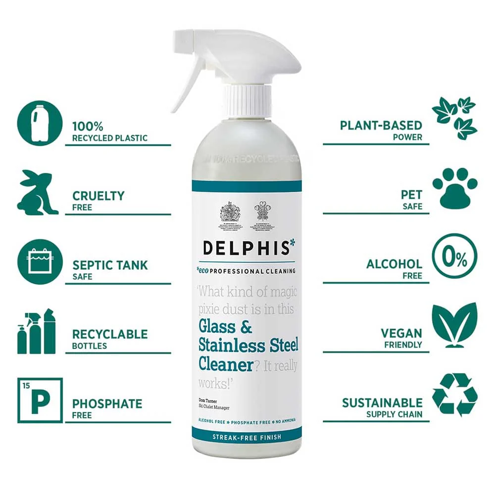 Delphis Eco Glass & Stainless Steel Cleaner - Image 3