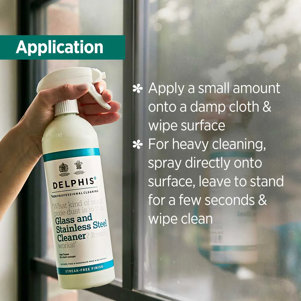 Delphis Eco Glass & Stainless Steel Cleaner - Image 4