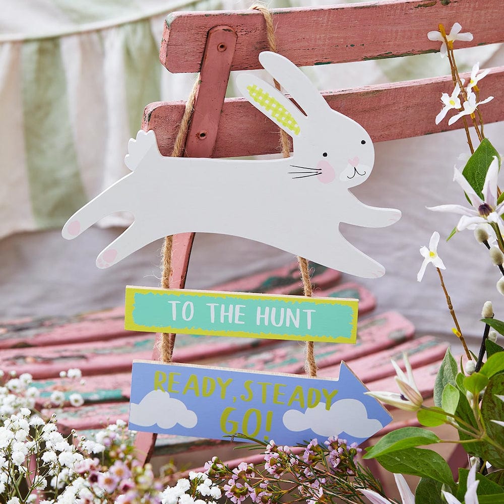Easter Egg Hunt Wooden Sign - Image 2