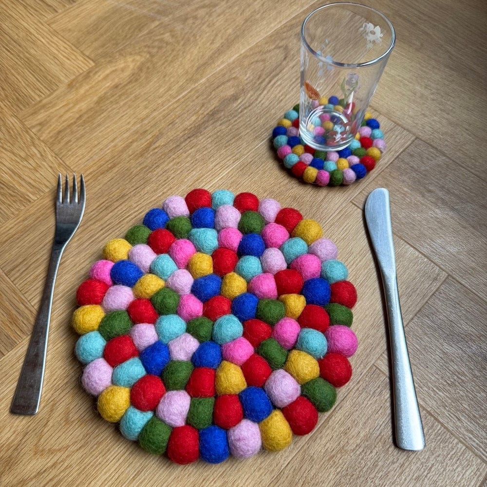 Fairtrade Wool Felt Round Placemat - Image 11