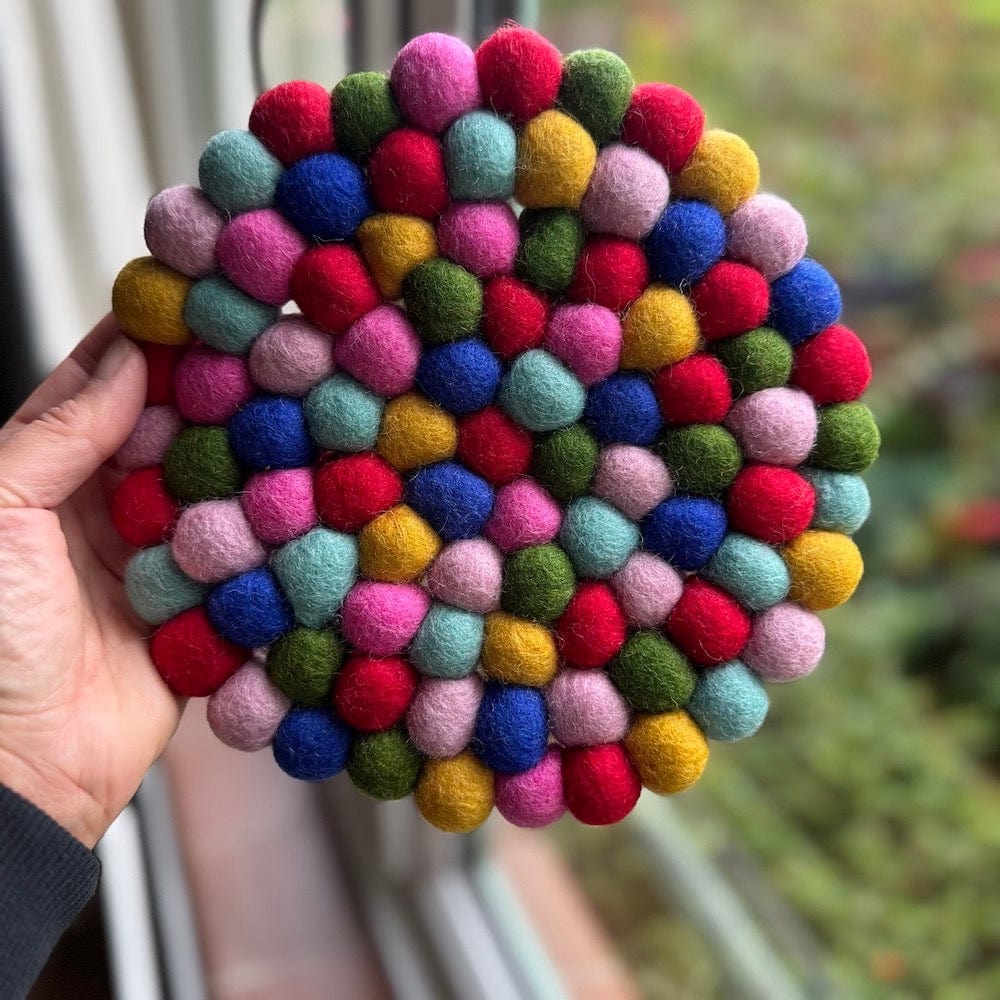 Fairtrade Wool Felt Round Placemat - Image 6