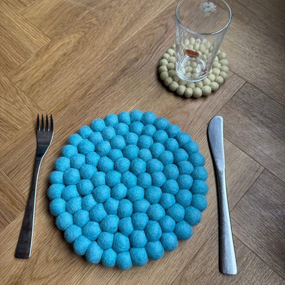 Fairtrade Wool Felt Round Placemat - Image 8