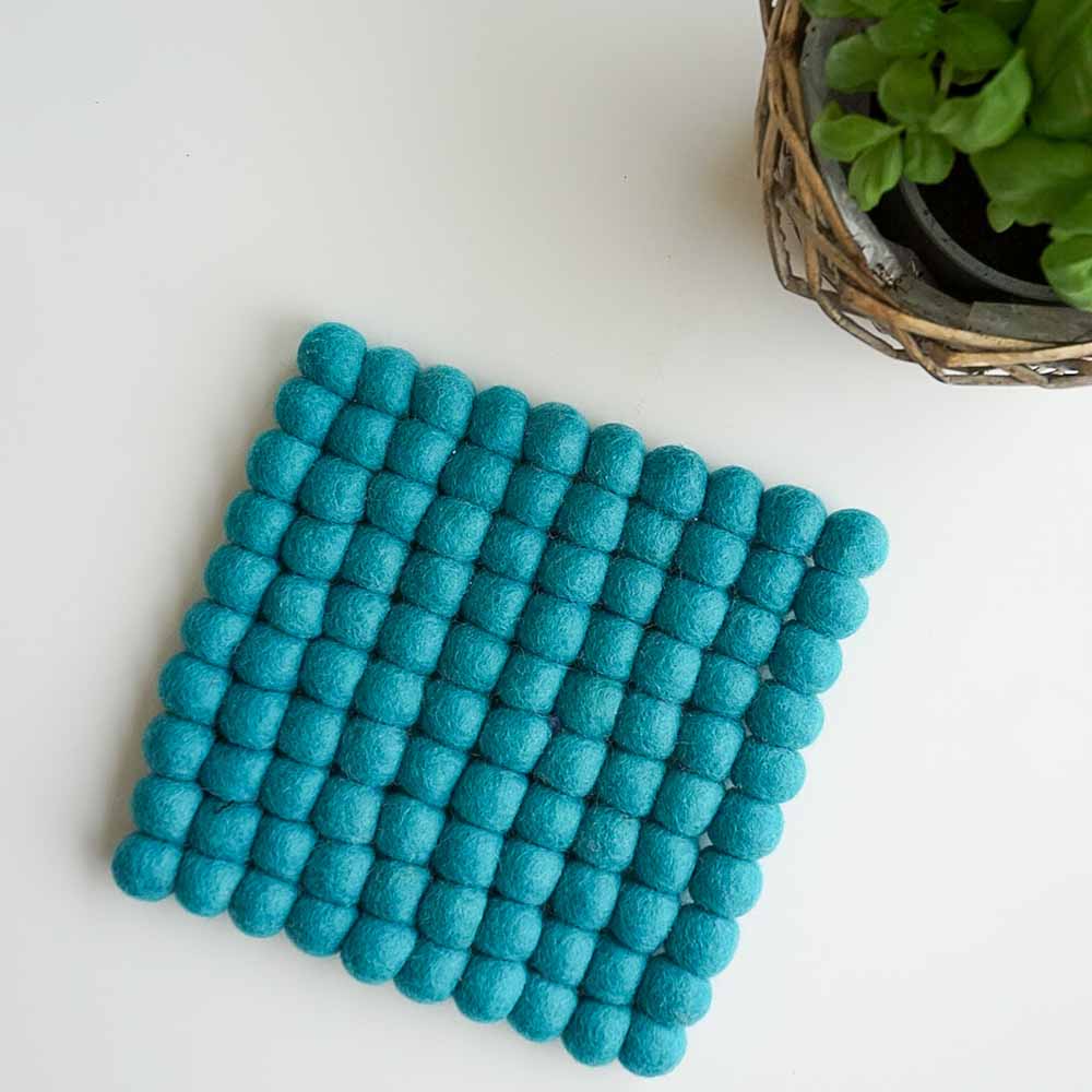 Fairtrade Wool Felt Square Trivet - Image 12