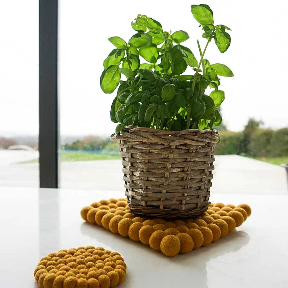 Fairtrade Wool Felt Square Trivet - Image 5