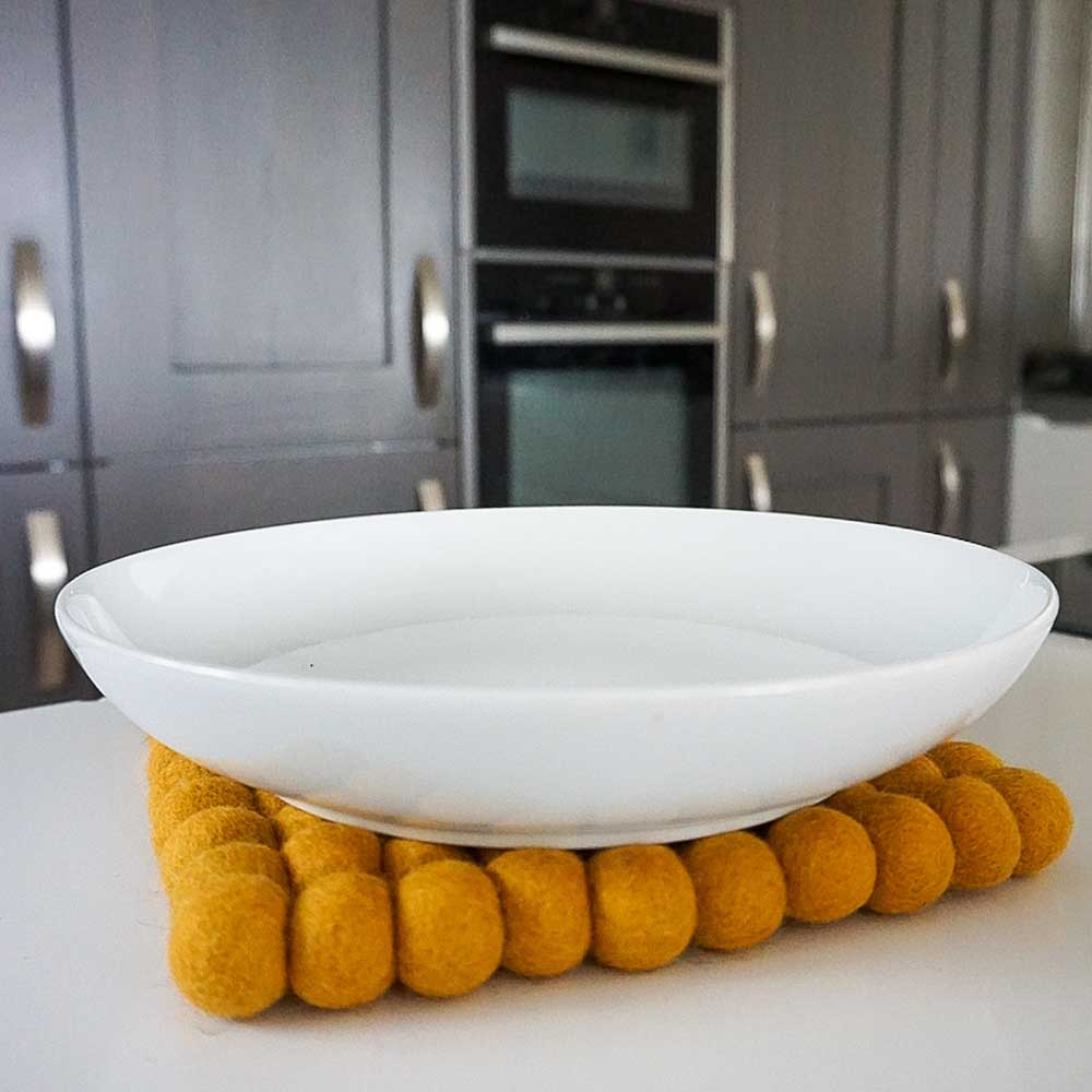 Fairtrade Wool Felt Square Trivet - Image 6