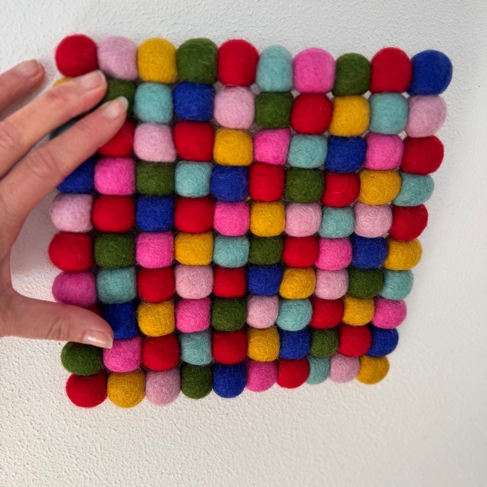 Fairtrade Wool Felt Square Trivet - Image 8