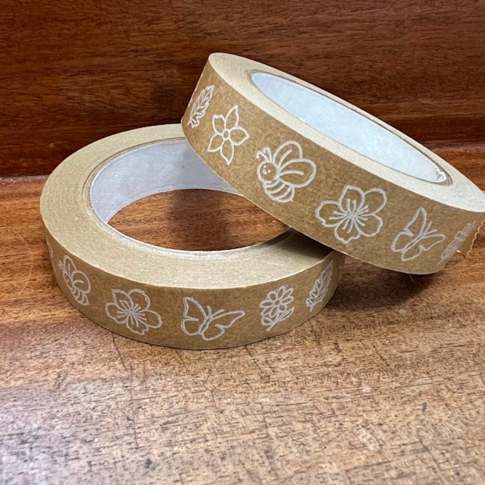 Flora & Fauna Biodegradable Paper Tape 24mm x 50m - Image 3
