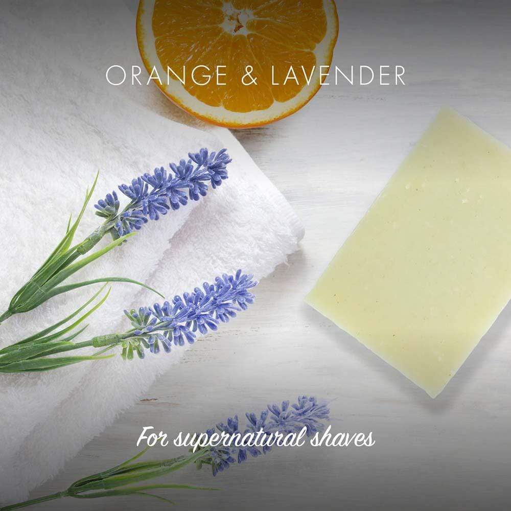 Friendly Soap - Orange & Lavender Shaving Bar Soap - Image 3