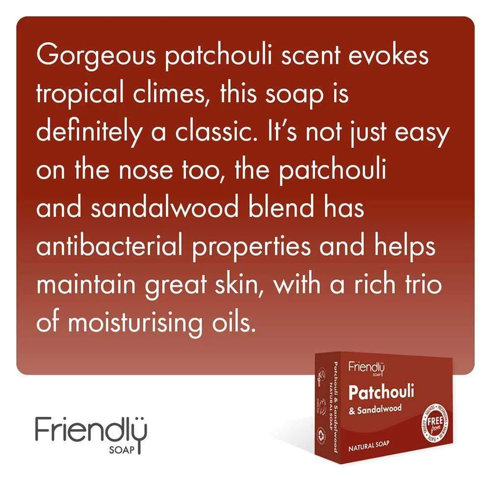 Friendly Soap - Patchouli & Sandalwood - Image 3