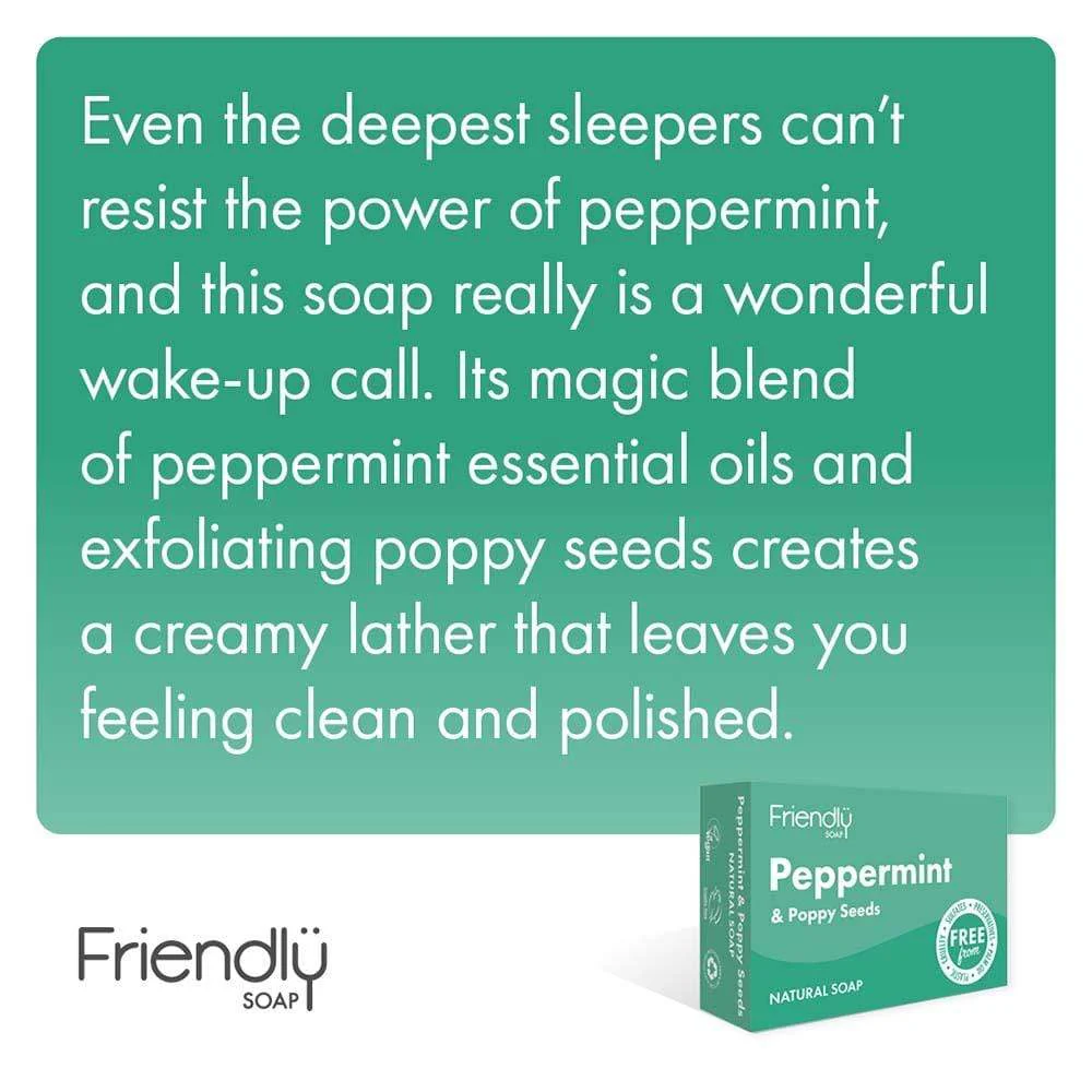 Friendly Soap - Peppermint & Poppy Seed - Image 4