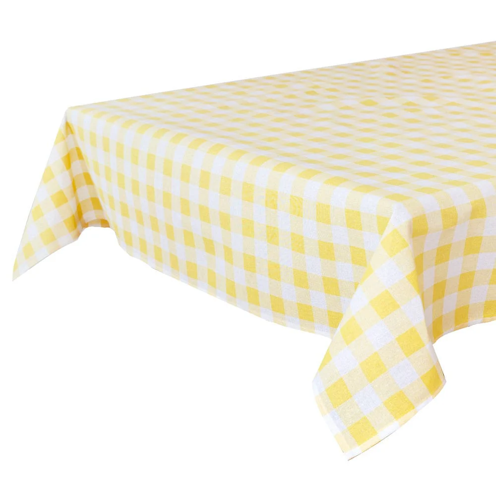 Gingham Cotton Tablecloth - Image 4