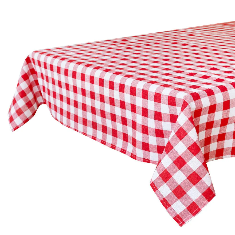 Gingham Cotton Tablecloth - Image 7