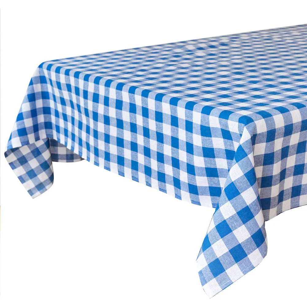 Gingham Cotton Tablecloth - Image 8