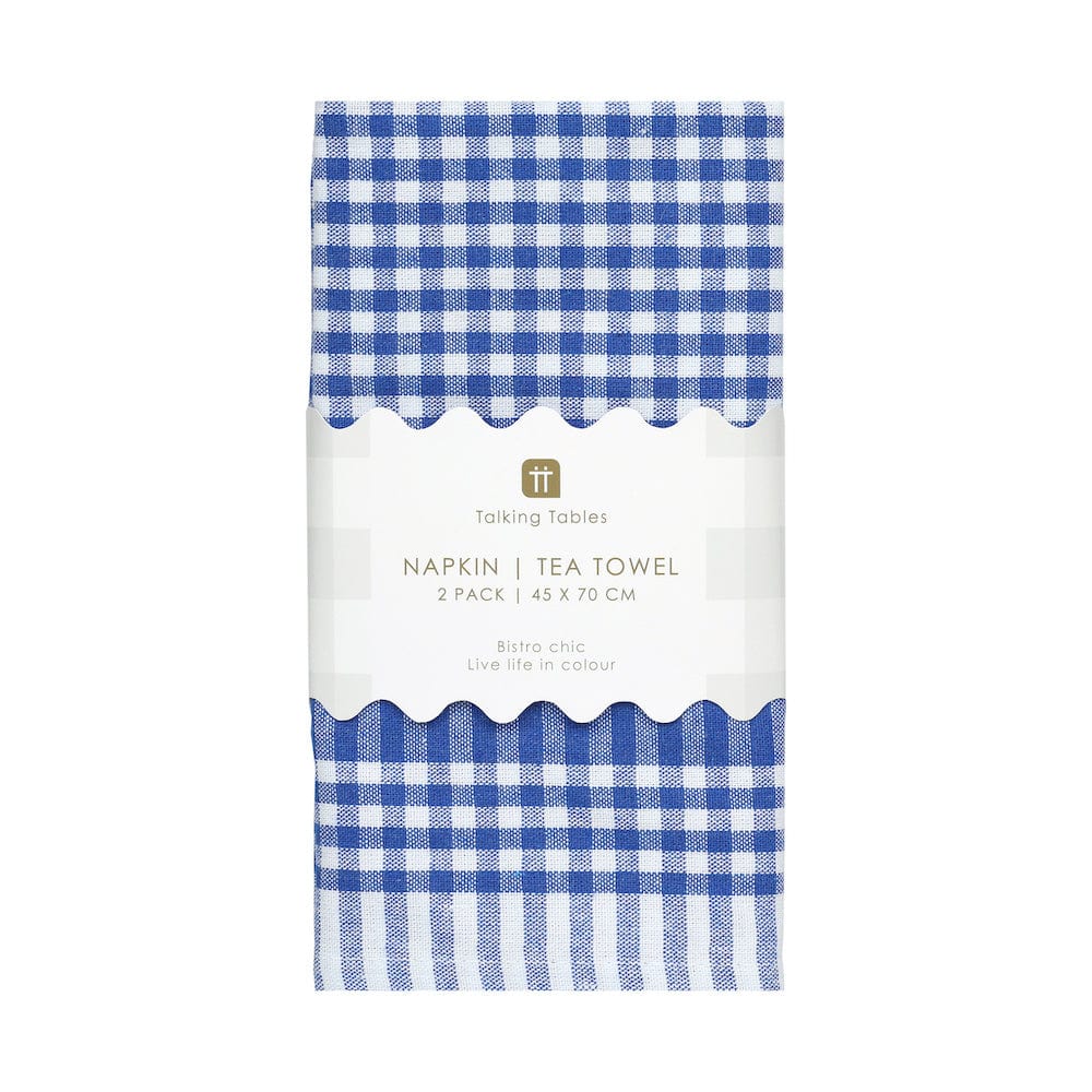 Gingham Cotton Napkins/Tea Towels - 2 Pack - Image 10