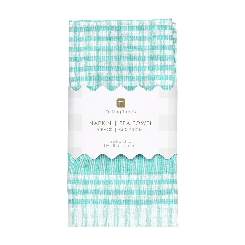 Gingham Cotton Napkins/Tea Towels - 2 Pack - Image 11