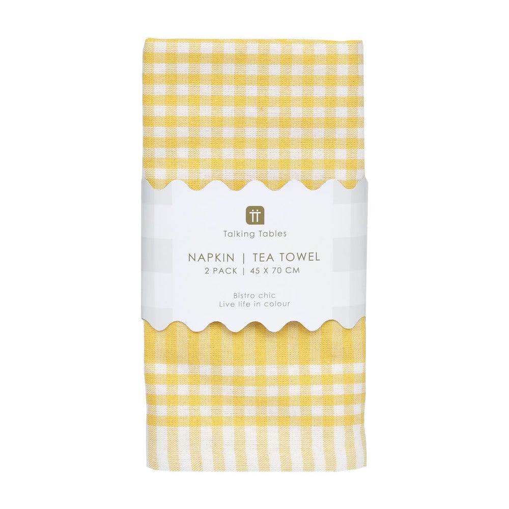 Gingham Cotton Napkins/Tea Towels - 2 Pack - Image 14
