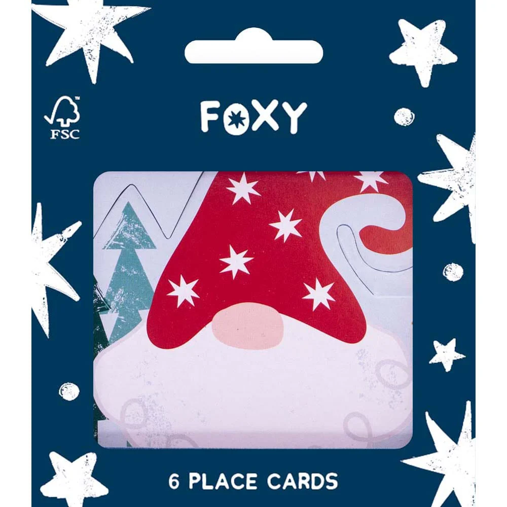 Gonk Christmas Place Cards Pack of 6 - Image 2