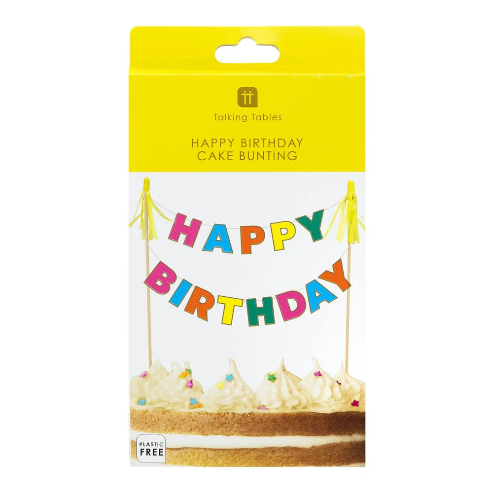 Happy Birthday Cake Bunting Topper - Image 3