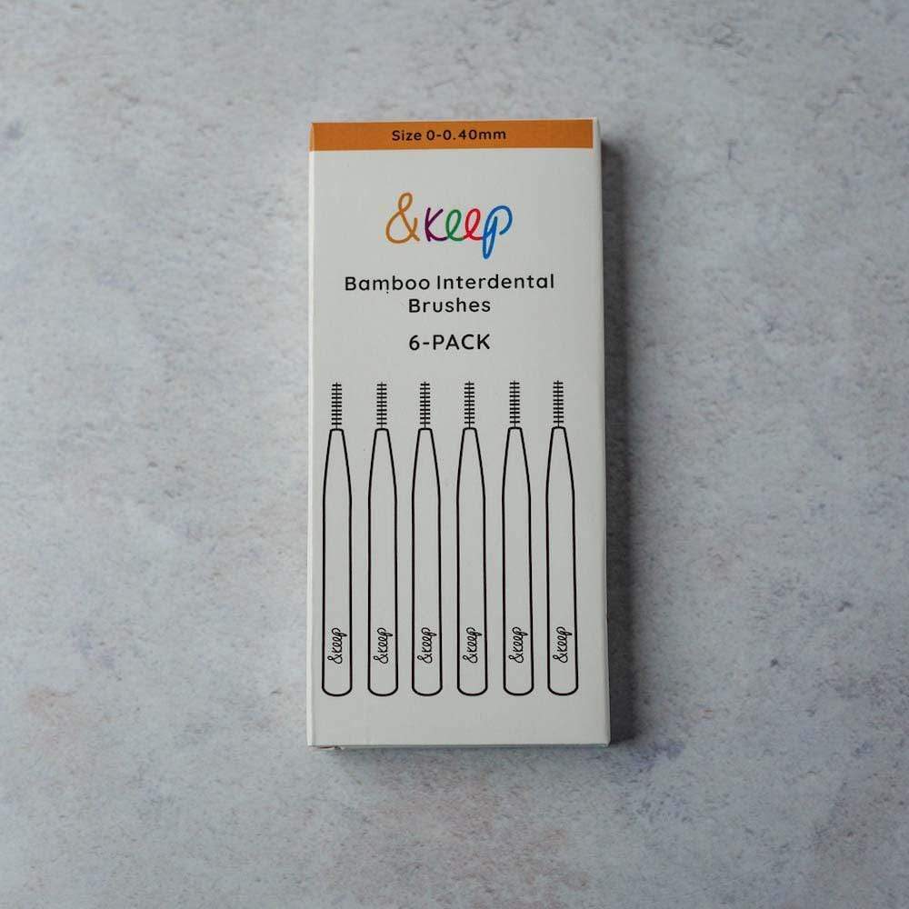 &Keep Bamboo Interdental Brushes Various Sizes - Image 3