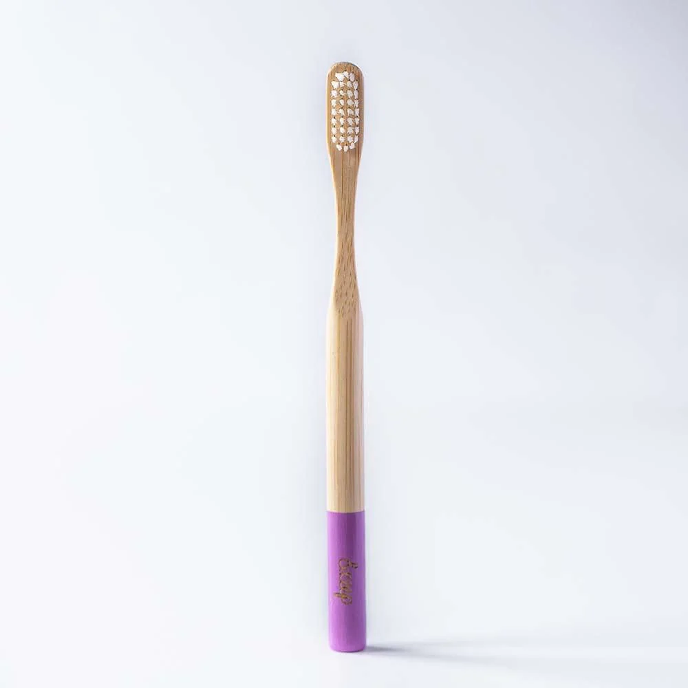 &Keep Bamboo Toothbrush - Purple - Image 3