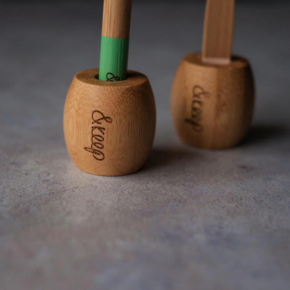 &Keep Bamboo Toothbrush Stand - Image 5