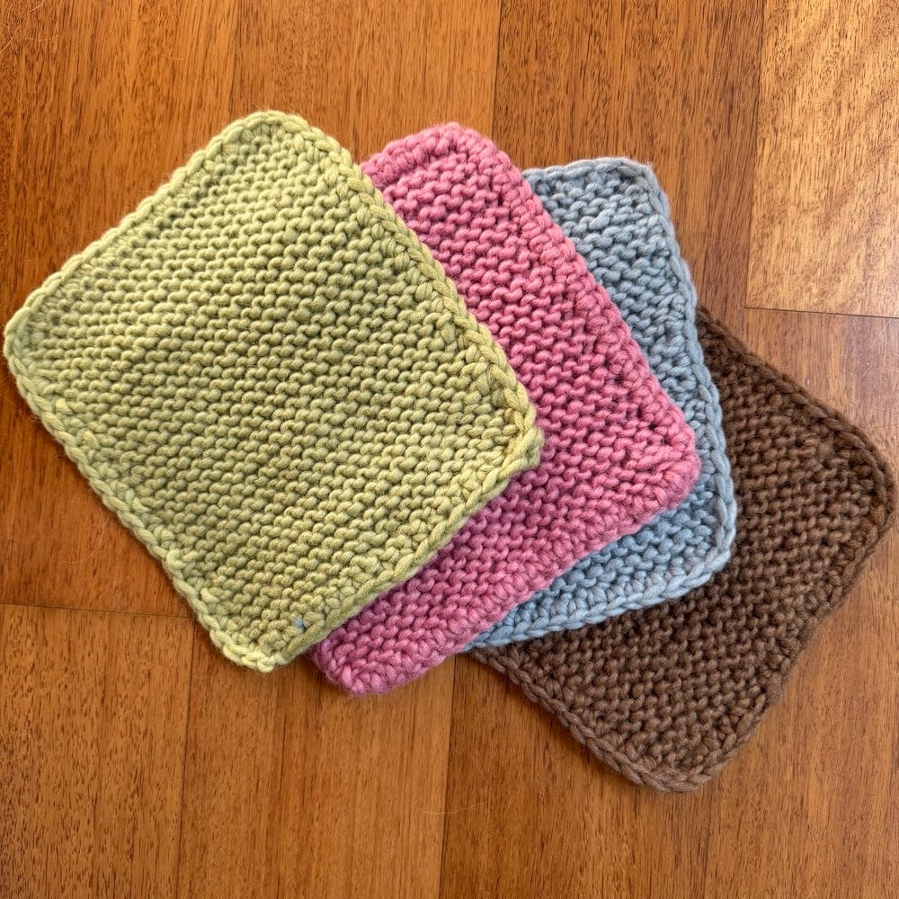 Knitted Wool Square Trivet