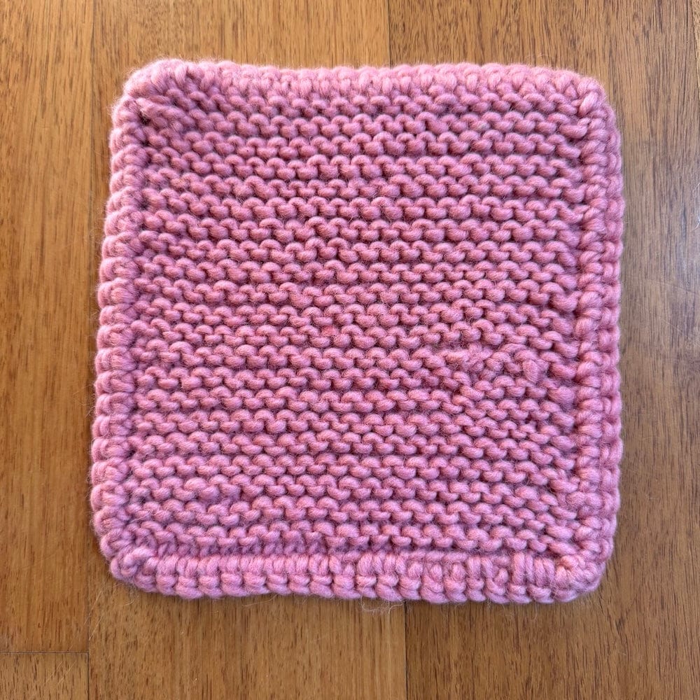 Knitted Wool Square Trivet - Image 6