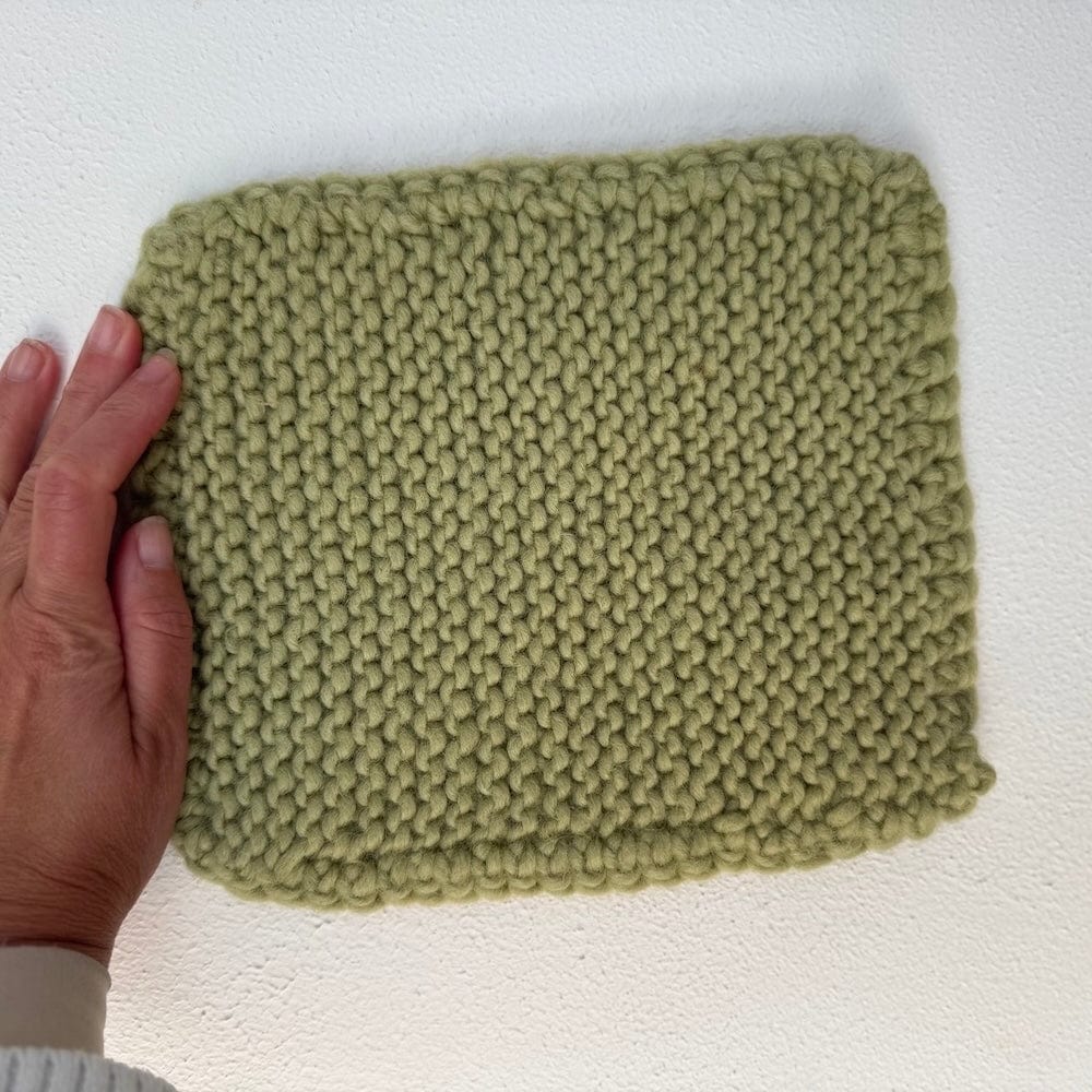 Knitted Wool Square Trivet - Image 7