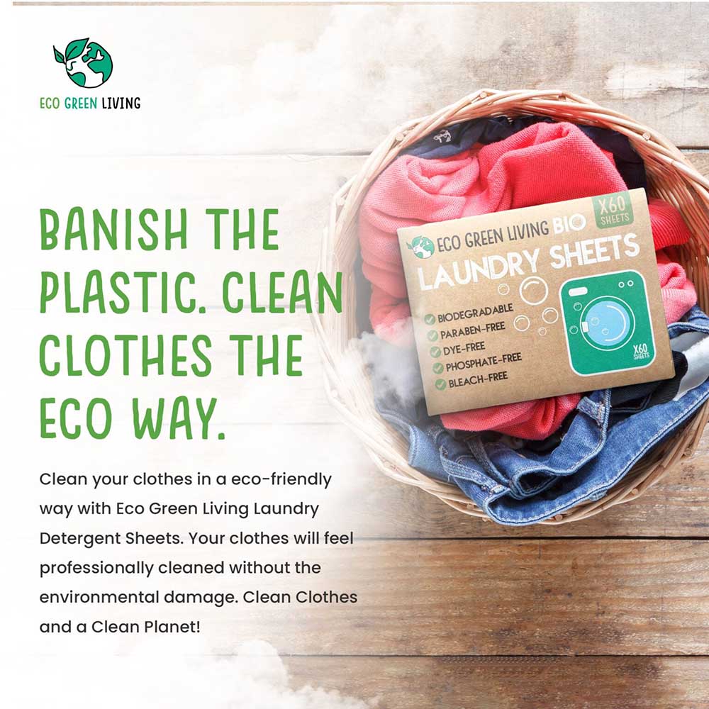 Lavender Non-Bio Laundry Detergent Sheets (60) by Eco Green Living - Image 8