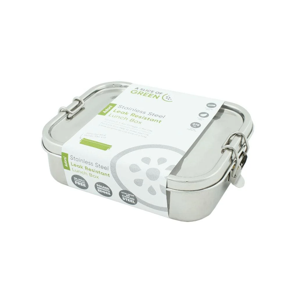 Leak Resistant Rectangle Lunch Box (Adoni) by A Slice of Green - Image 4