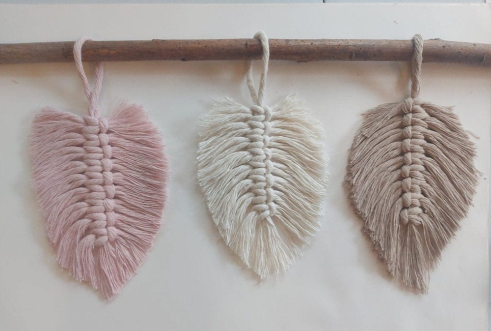 Macrame Feather Craft Kit by Wild Roots - Image 3