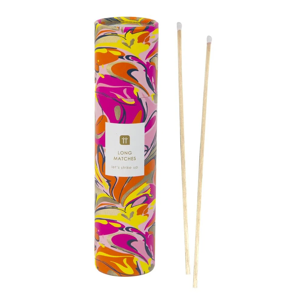 Marbled Tube of Extra Long Matches - Image 3